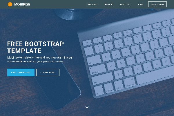 Mobirise Releases Template Bootstrap  for Mobile-Friendly Websites