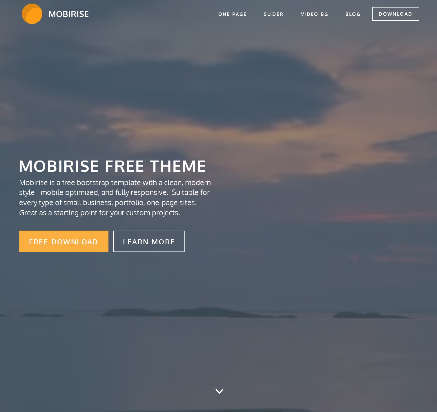 HTML5 Bootstrap Simple Theme